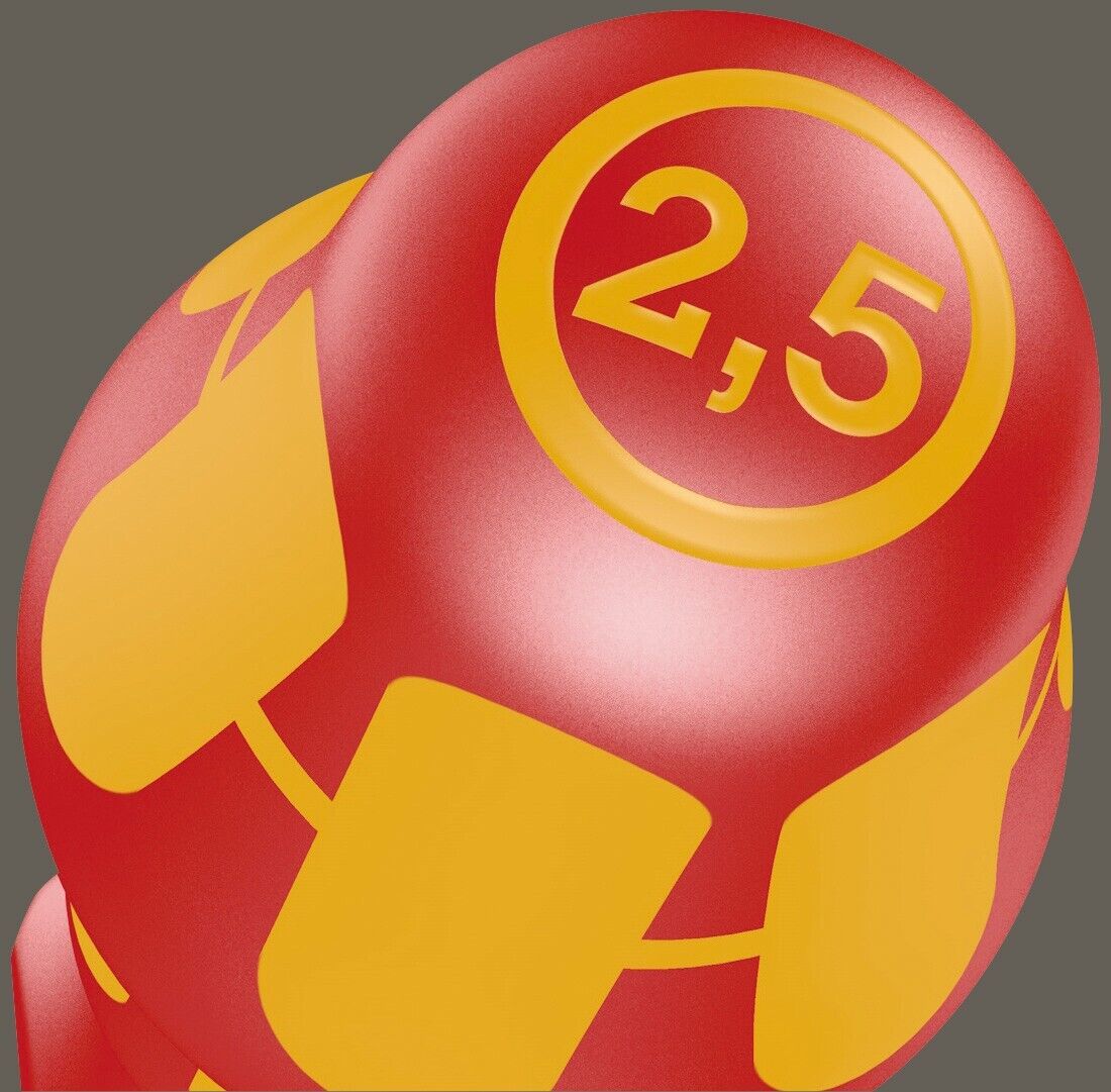 Wera 160 iSS/7 Kraftform VDE Insulated Screwdriver Set 7 Pieces 05135961001