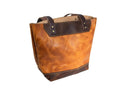 The Naomi Leather Tote Bag - Saddle Tan