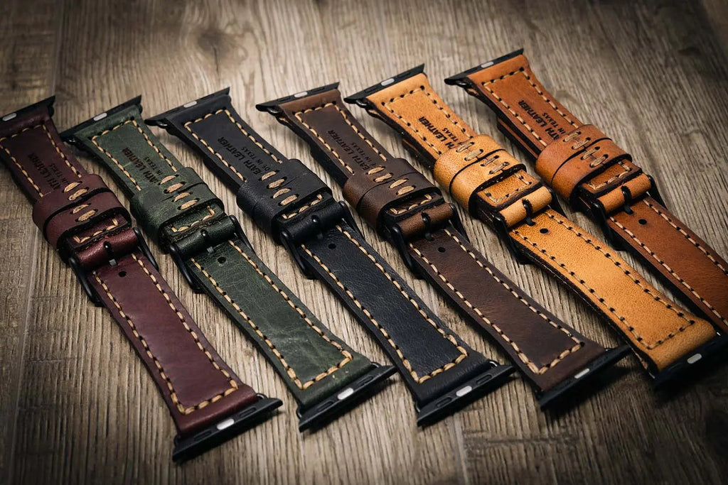 Apple Watch Leather Band - Black