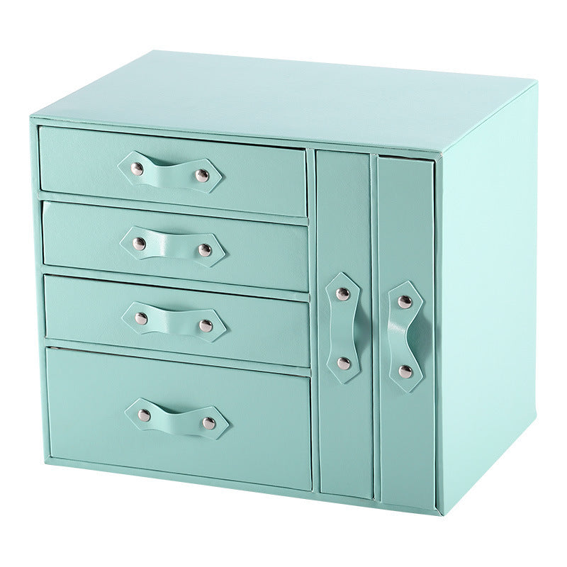 Multi-layer drawer-style fresh girl desktop jewelry armoire