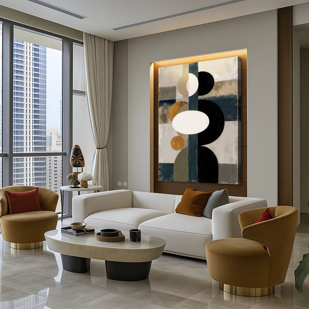 Abstract Contemporary Geometry Wall Art