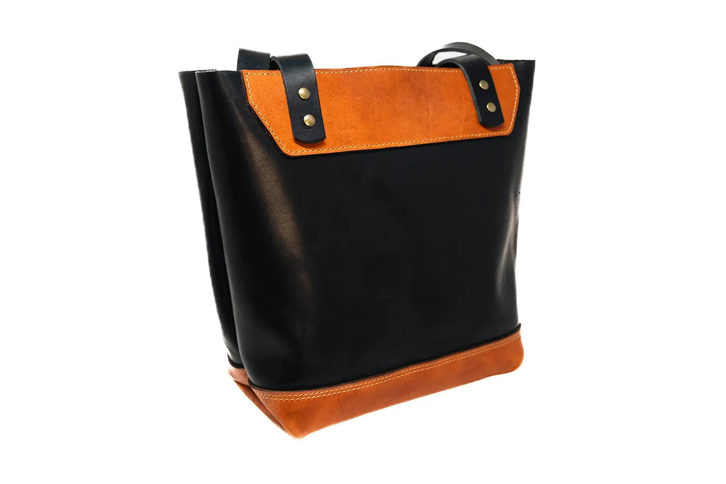 The Naomi Leather Tote Bag - Black