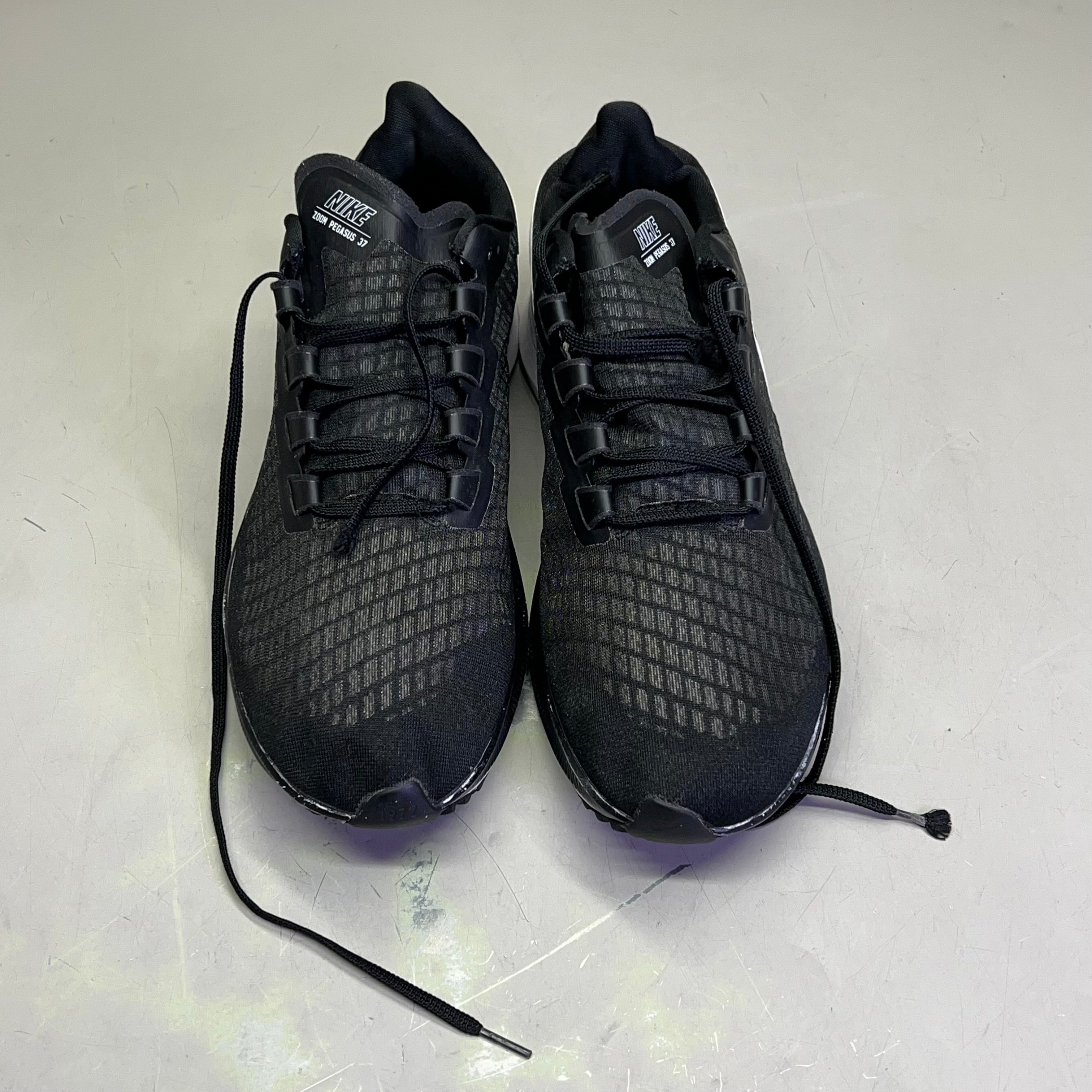 NIKE Air Zoom Pegasus 37 Running Sneaker Men's Sz 14 Black/White (Pre-Owned)
