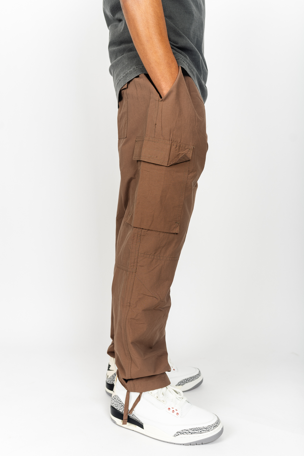Windbreaker Nylon Cargo Pants