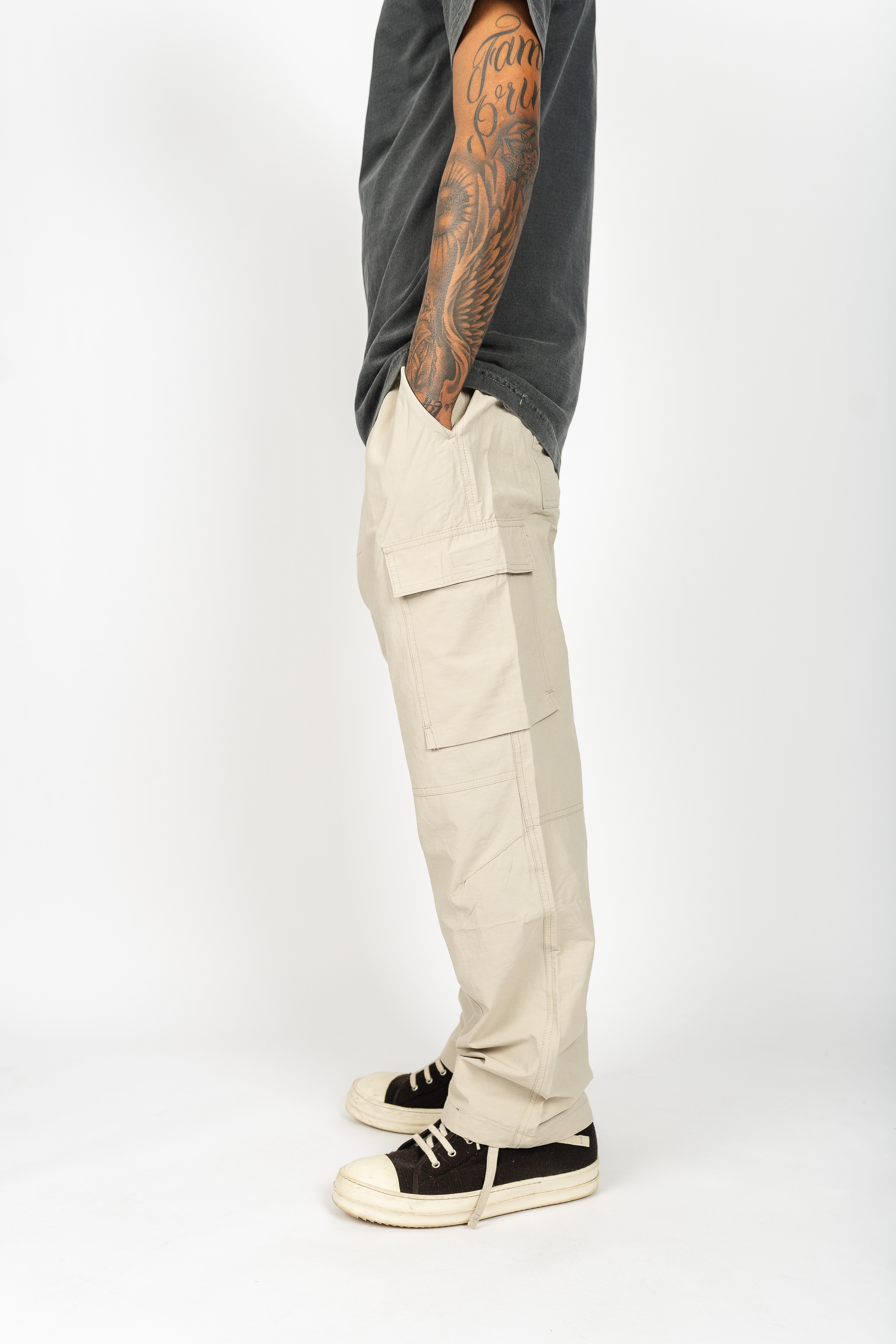 Windbreaker Nylon Cargo Pants