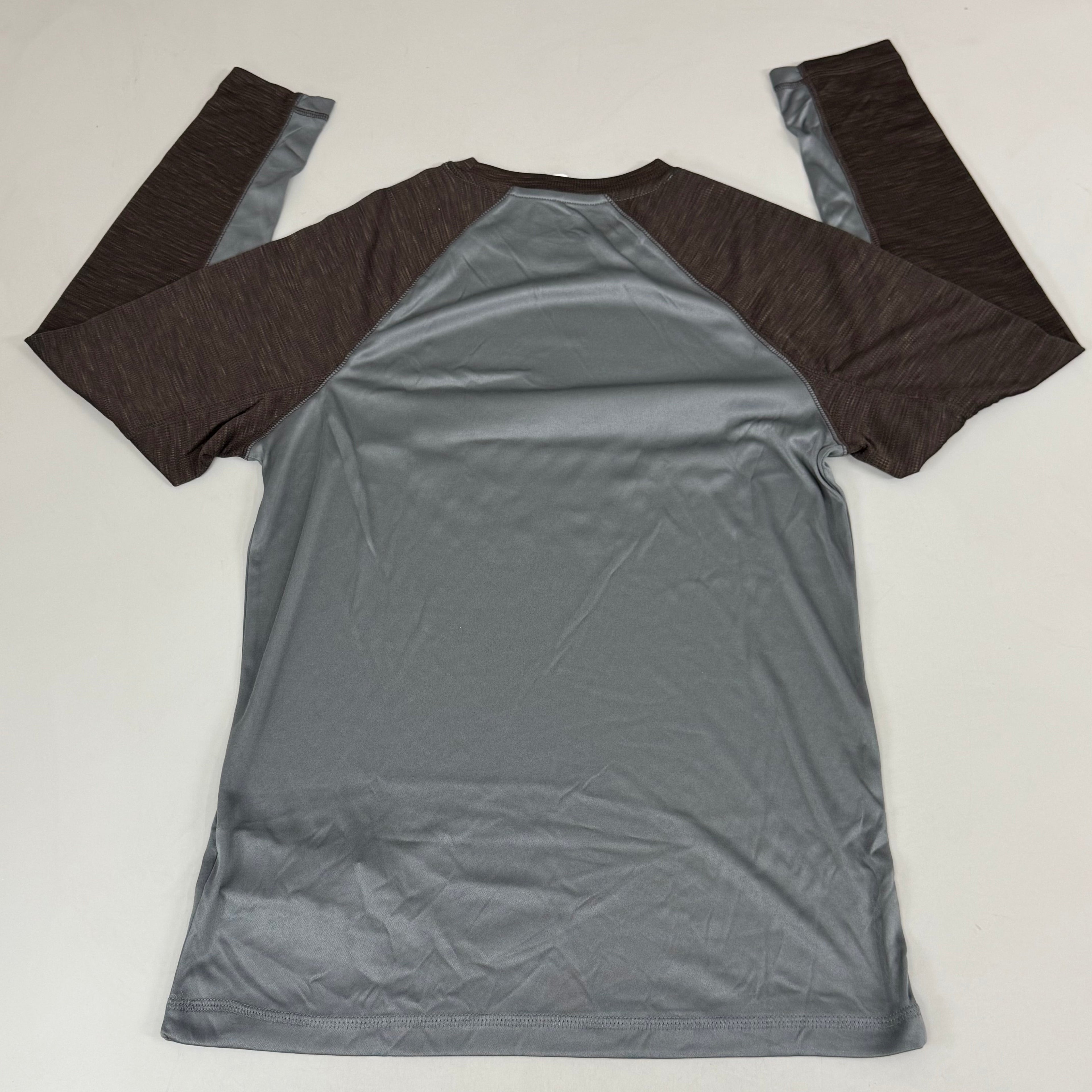 NFL Cleveland Browns Long Sleeve Shirt M Brown/Grey 1802970 Established 1946