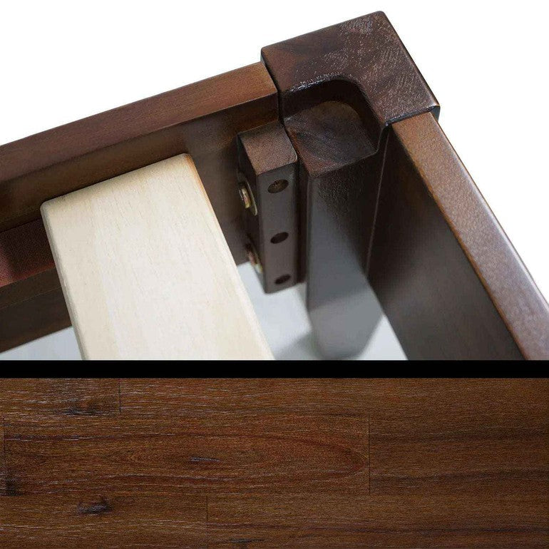 Acacia Mervyn Solid Wood Platform Bed for Timeless Comfort and Style