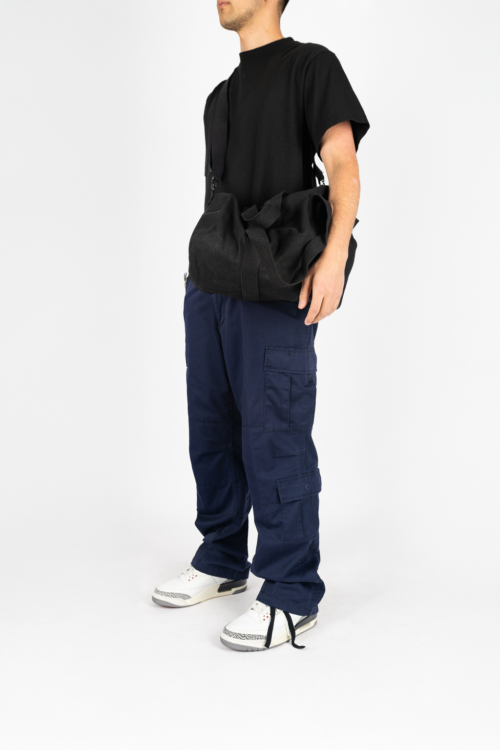 Canvas Shoulder Duffle Bag