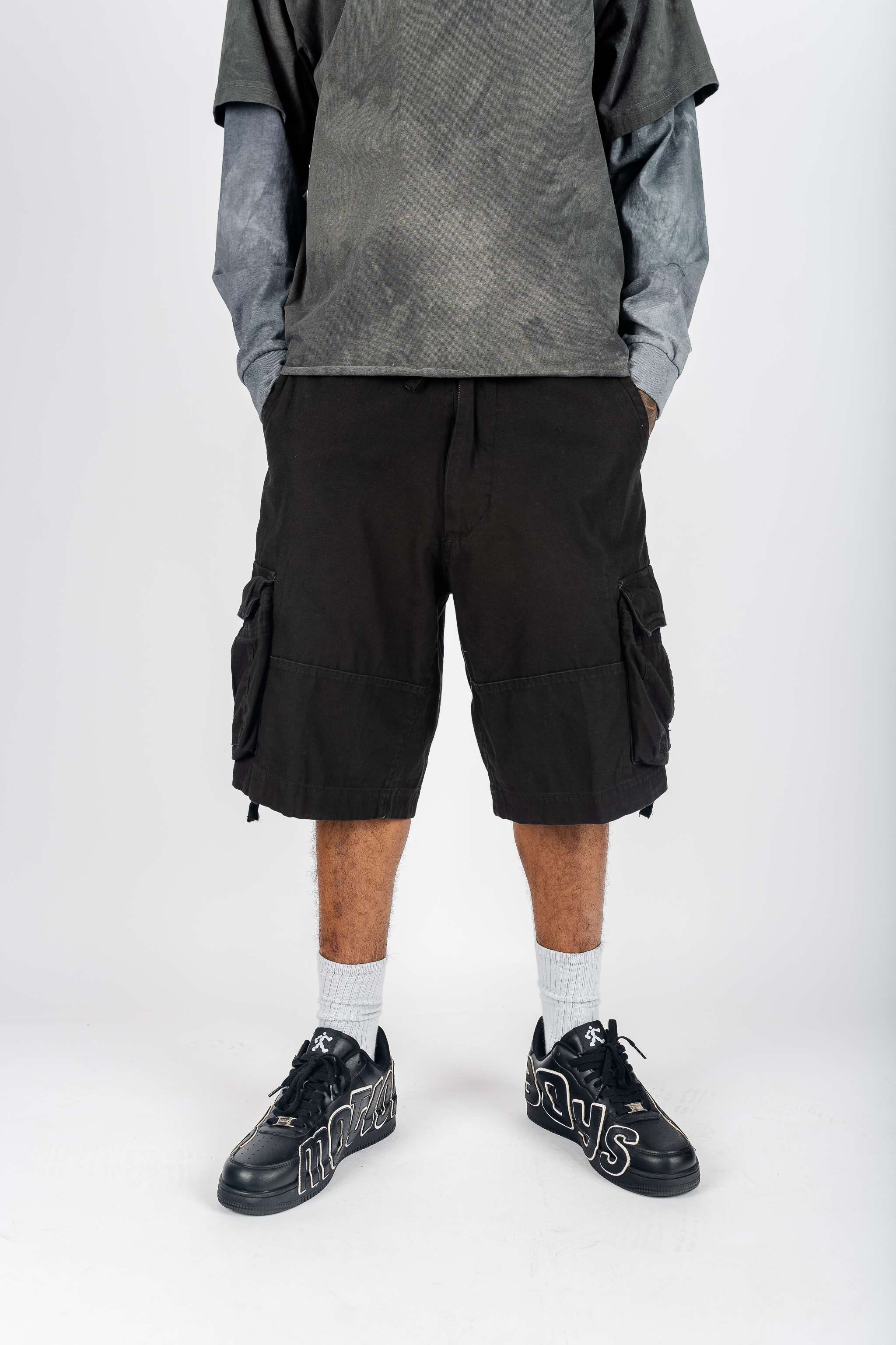 Vintage Utility Cargo Shorts