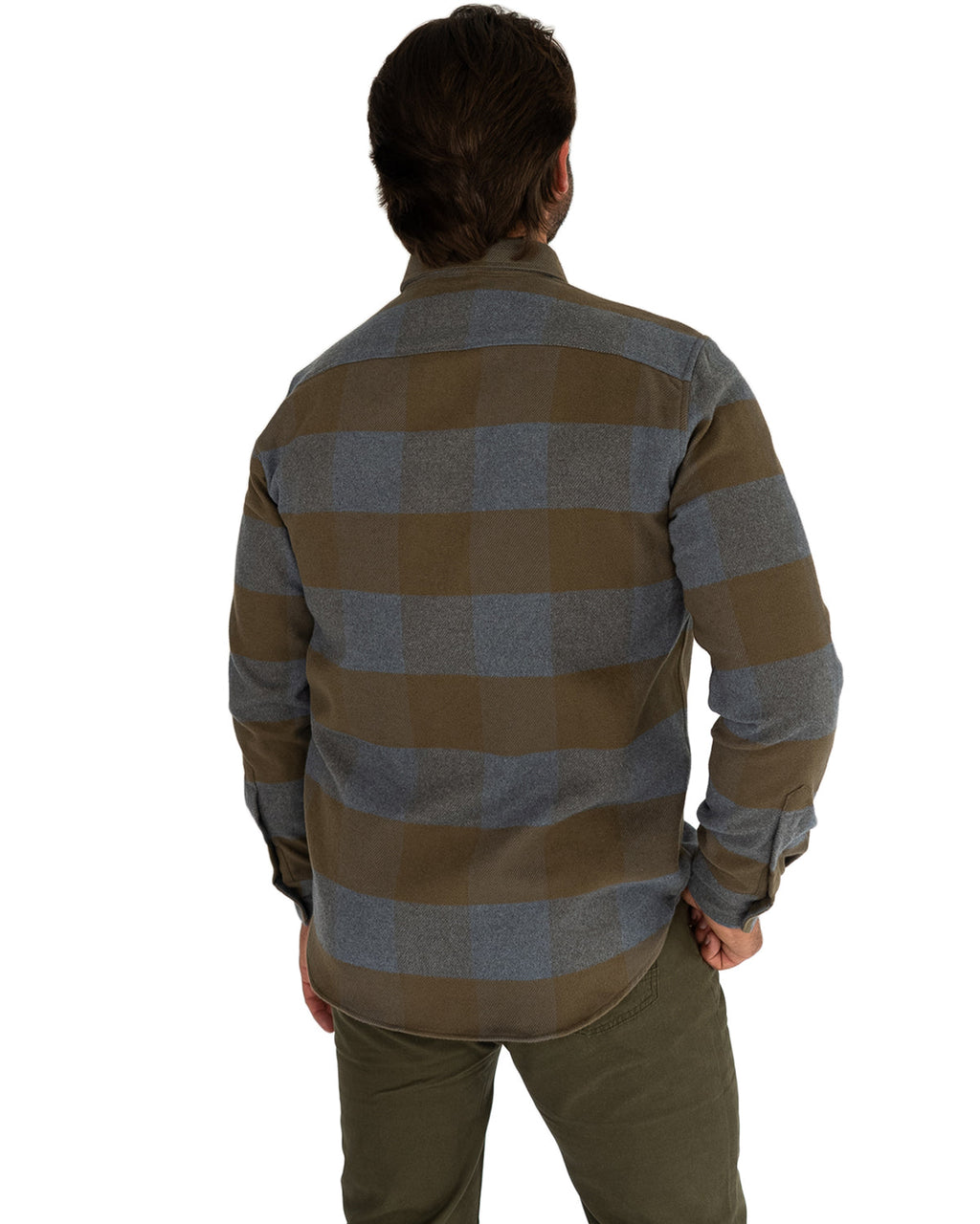 Field Grand Flannel, Caper Green