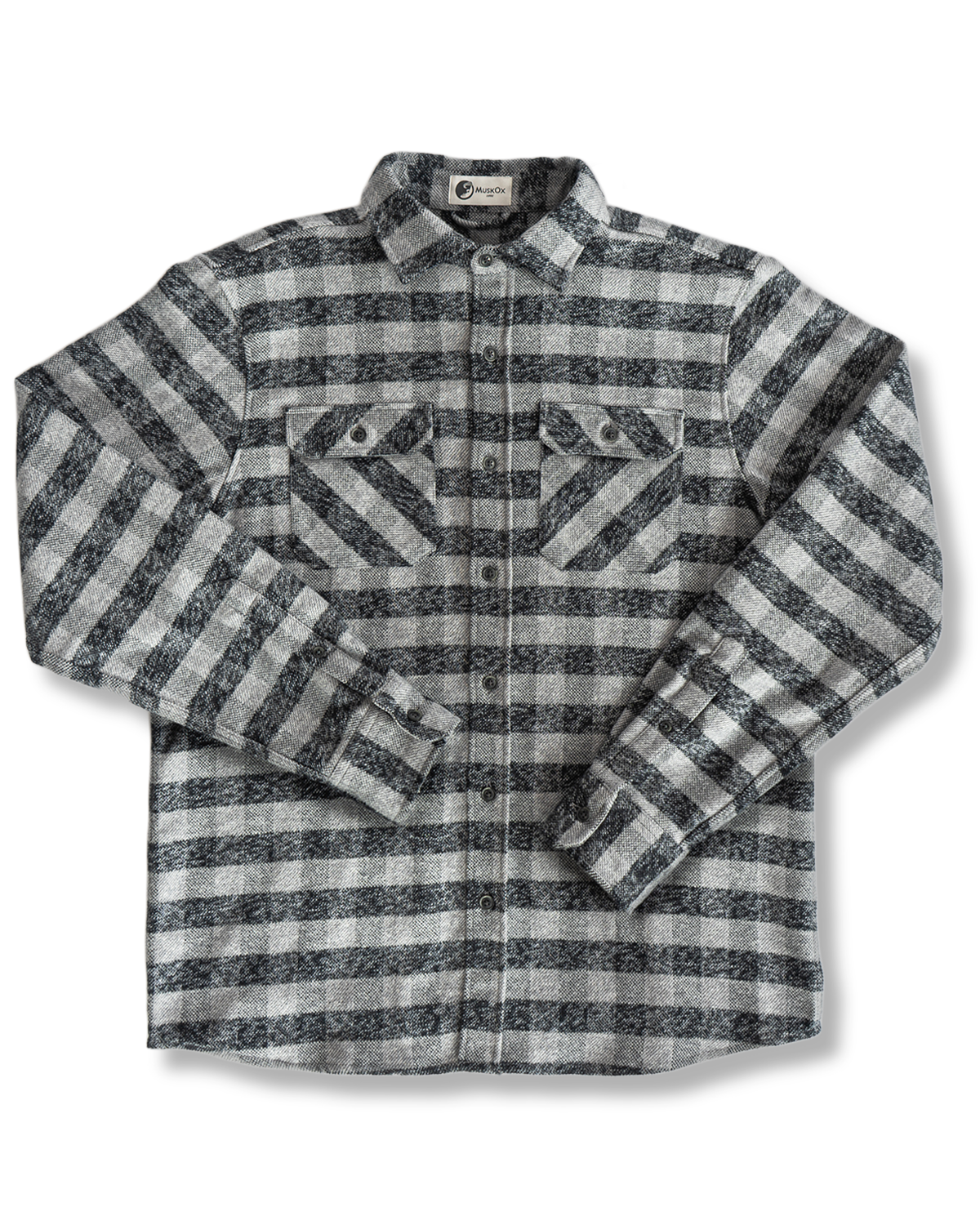 Grand Flannel, Charcoal Gingham