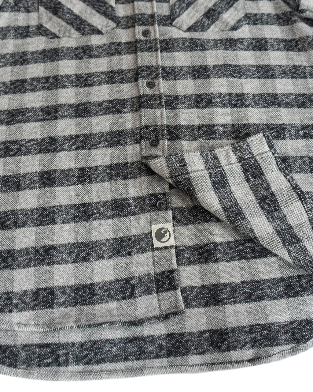 Grand Flannel, Charcoal Gingham