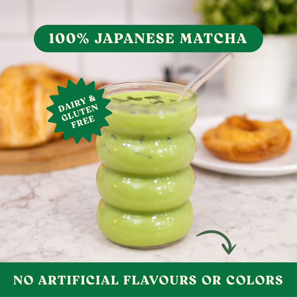 Harmony Matcha Vanilla – Premium Shade-Grown Japanese Matcha, Sweetened with Organic Sugar, 20 Servings
