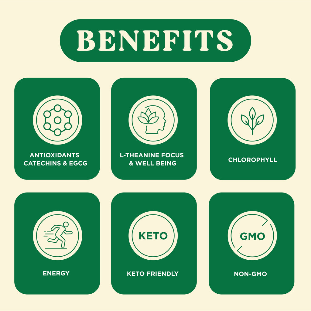 Harmony Matcha Vanilla – Premium Shade-Grown Japanese Matcha, Sweetened with Organic Sugar (10 Stick Packs)