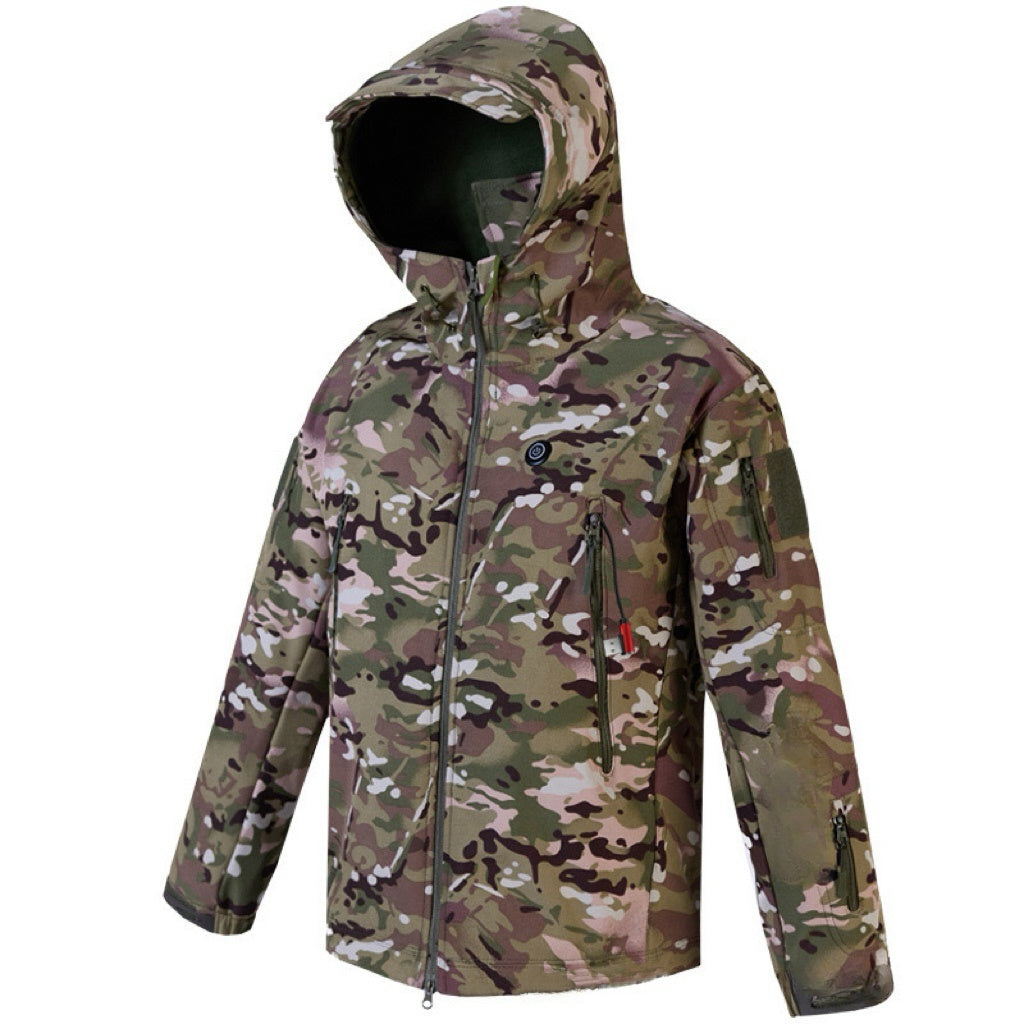 LITEGUEST 7-Zone Heated Camo Jacket Waterproof Outdoor for Winter