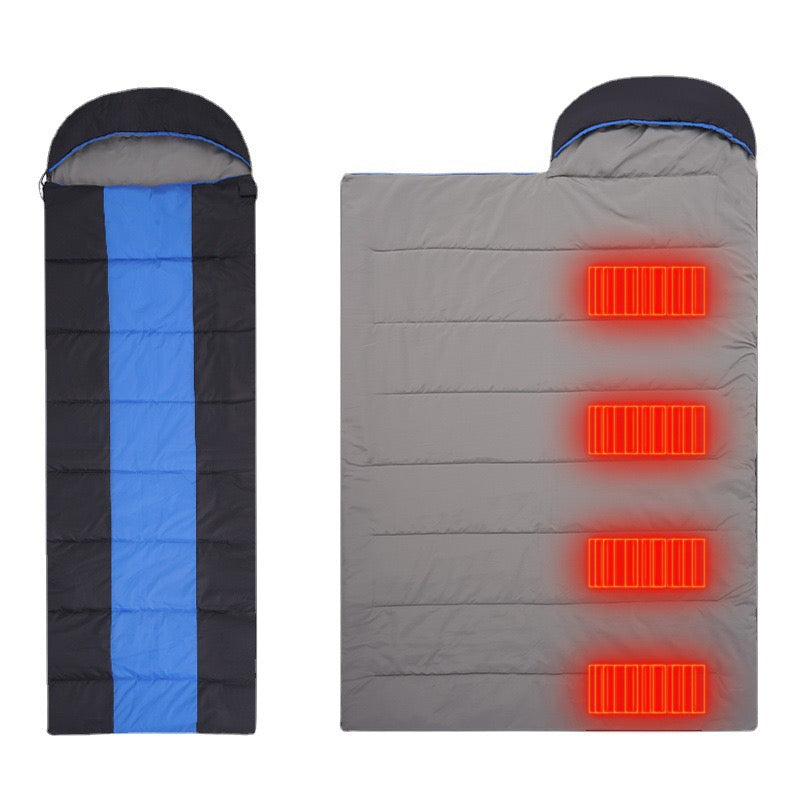 LITEGUEST Winter Heated Single Sleeping Bag 5V Electric Camping Gear