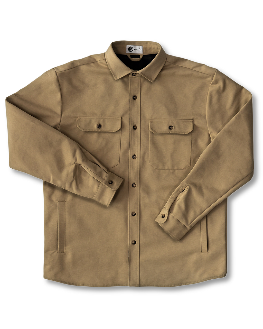 Lined Yukon Flannel Shirt Jacket, Tan