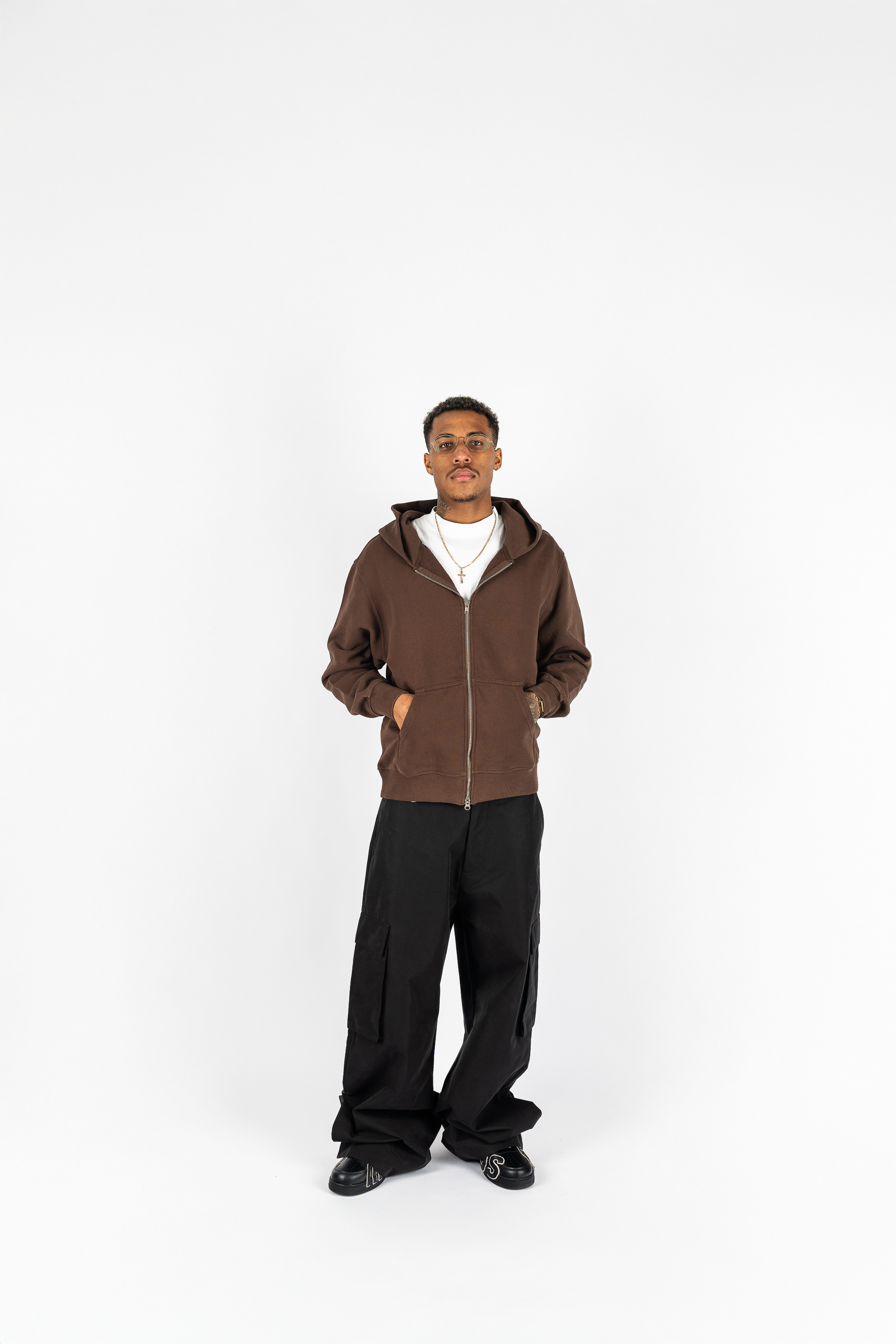 Garment Dye Zip Up Fleece