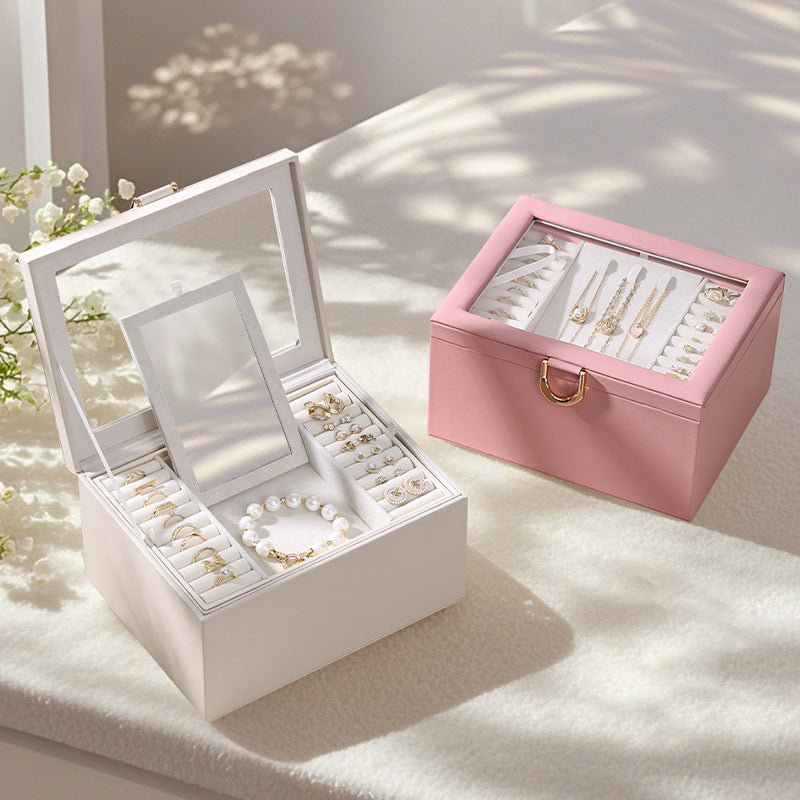 PU leather European style cosmetic case