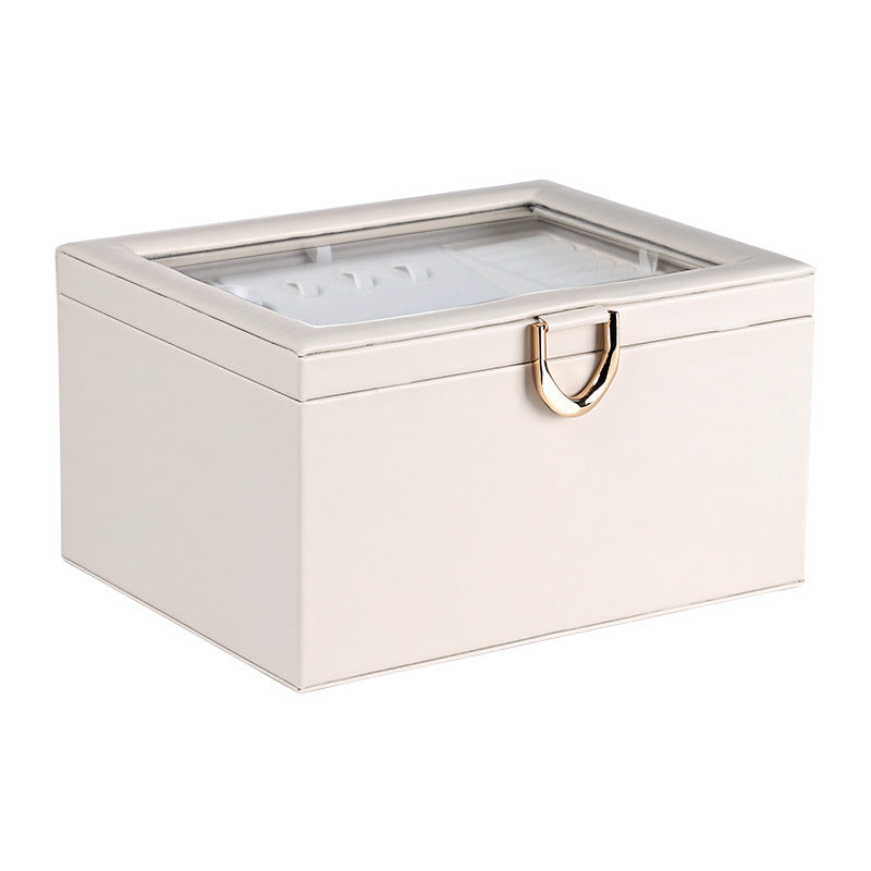 PU leather European style cosmetic case