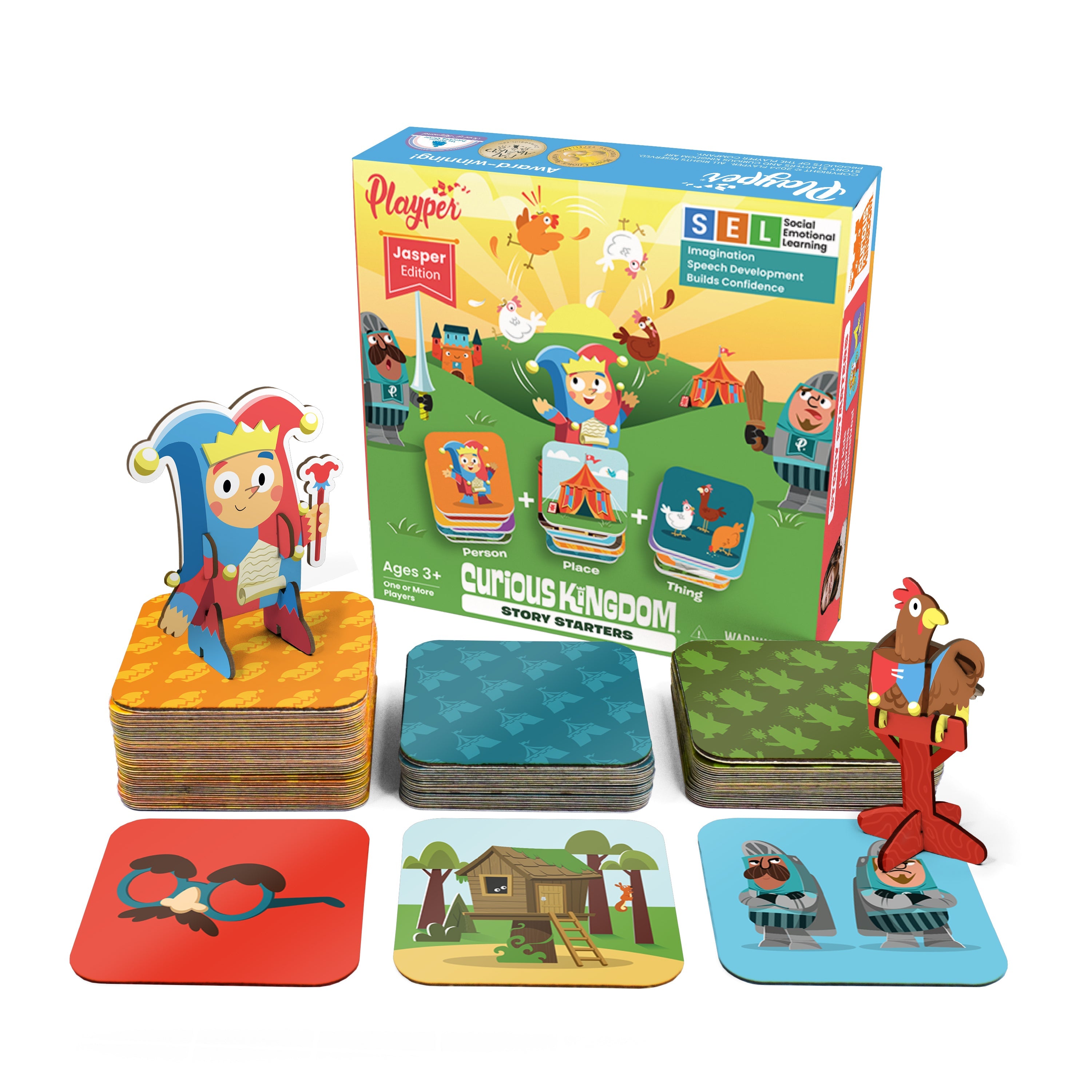 Story Starters: Create a Story Cards for Kids - Jasper Edition