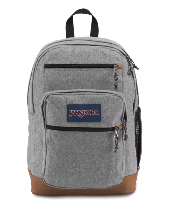 Jansport COOL STUDENT Backpack Grey Letterman Poly