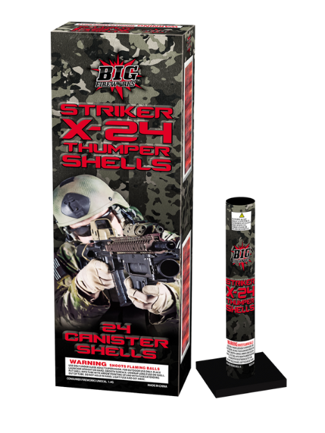 BIG Fireworks Striker X-24 Thumper Shells