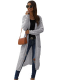 Knitted Long Sleeve Cardigan Sweater