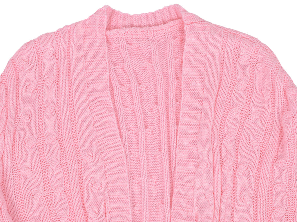 Knitted Long Sleeve Cardigan Sweater