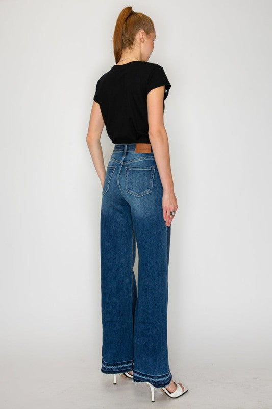 AT2005WDM - HIGH RISE FLARE JEANS