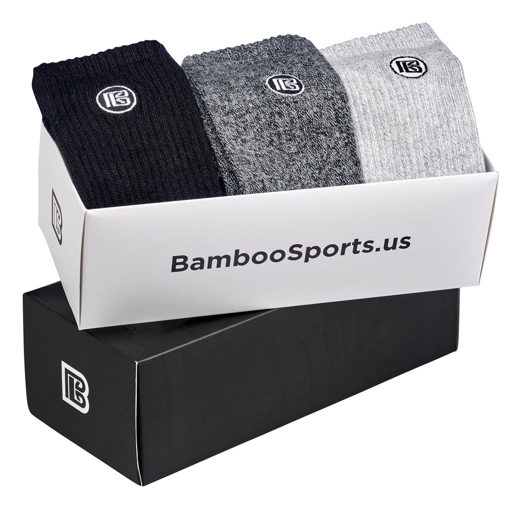 Premium Bamboo Rayon Crew Socks Gift Box