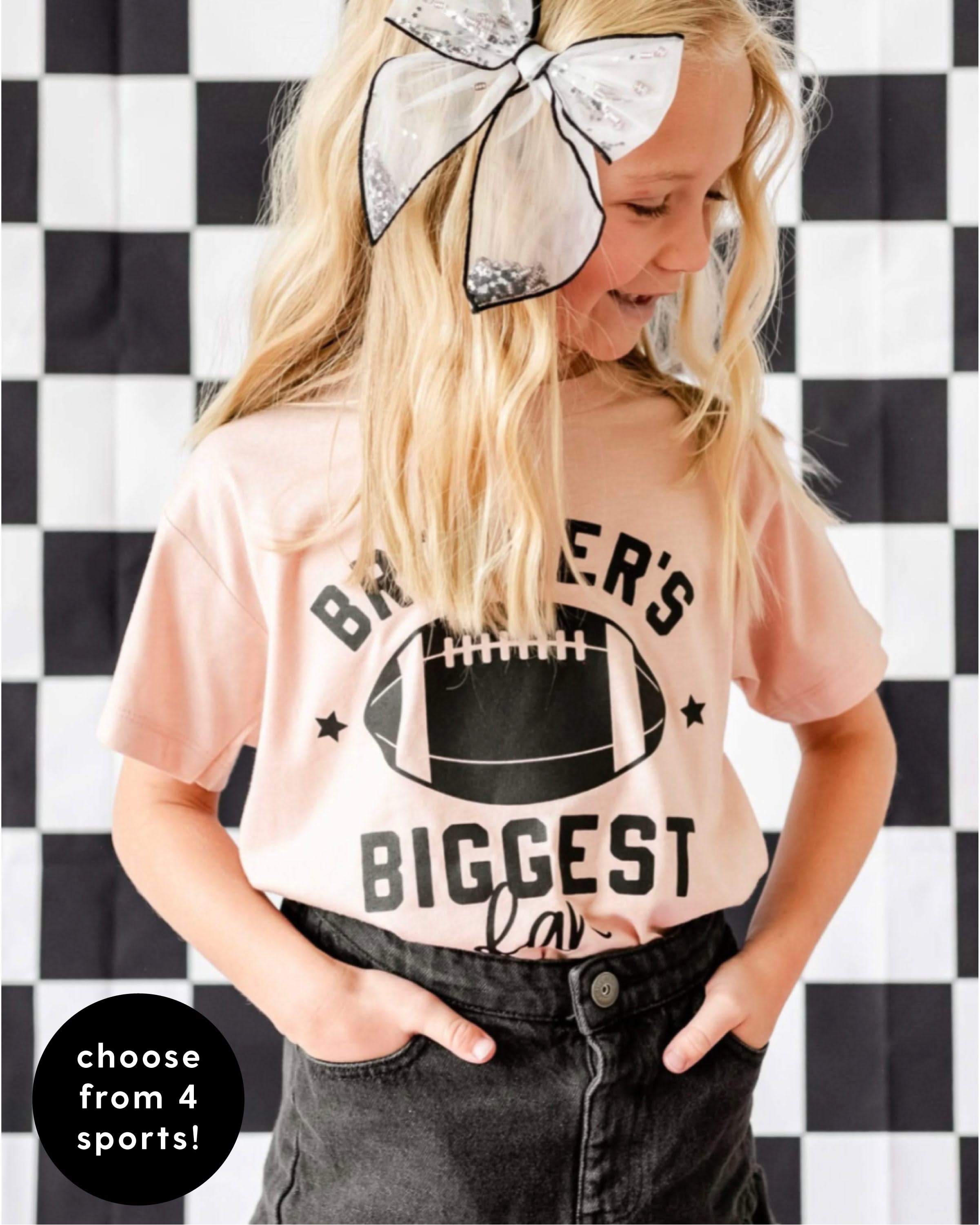 Brother's Biggest Fan - (Choose your Sport) - Child Tee