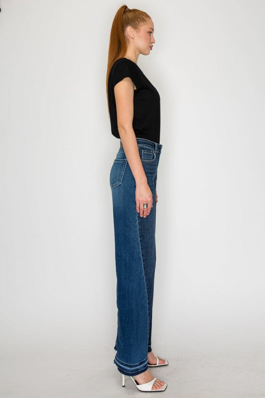 AT2005WDM - HIGH RISE FLARE JEANS