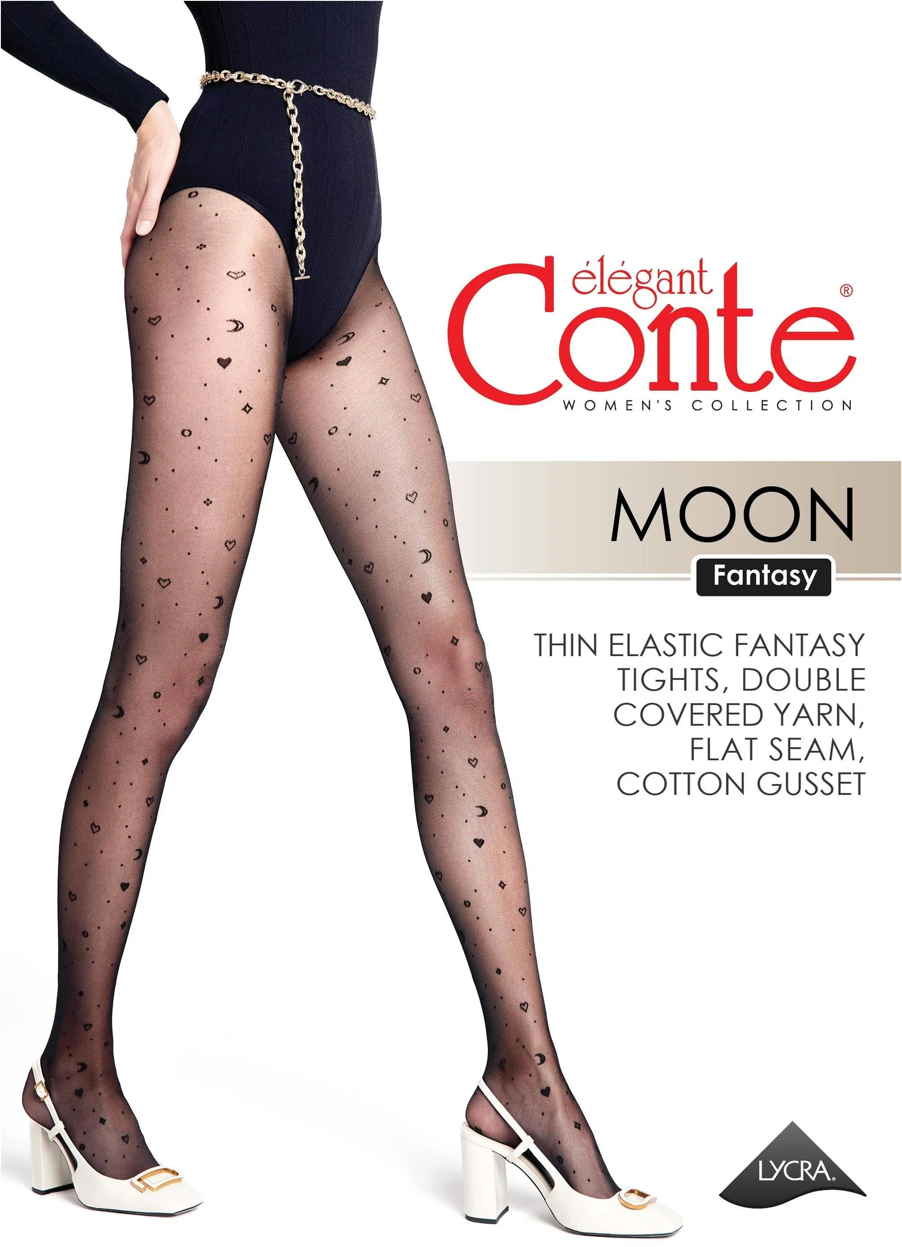 Fantasy Tights Conte Moon Patterns