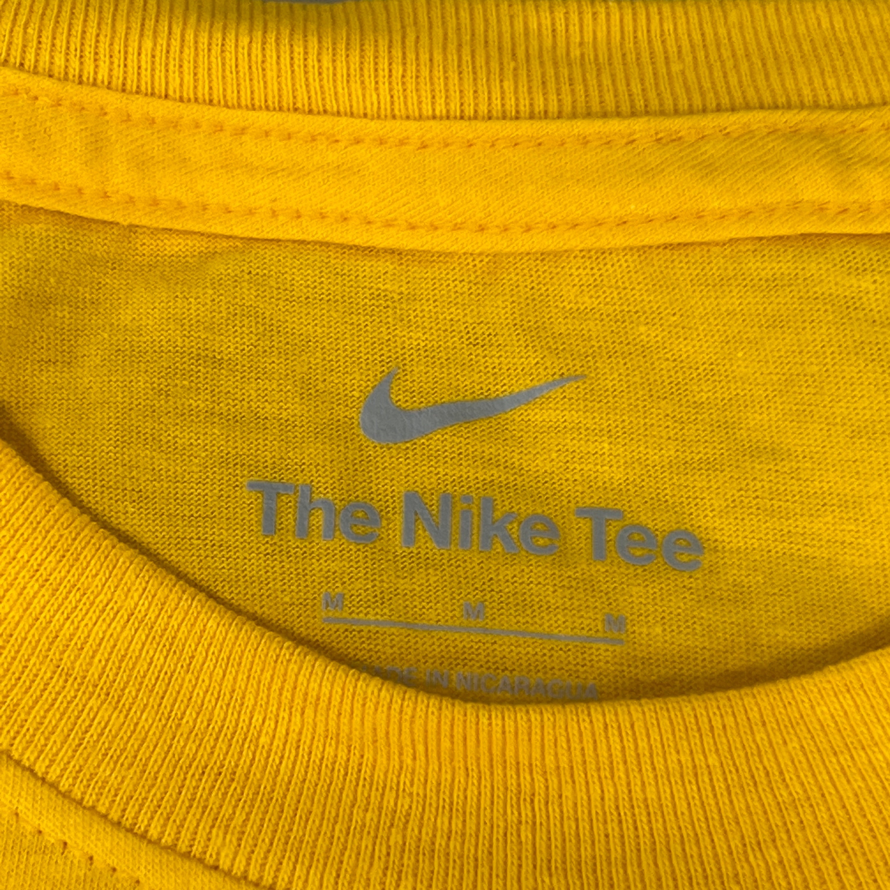 NIKE USC Trojans SC Interlock Logo T-Shirt Men's Sz M Gold/Yellow DD7280-739 (New)