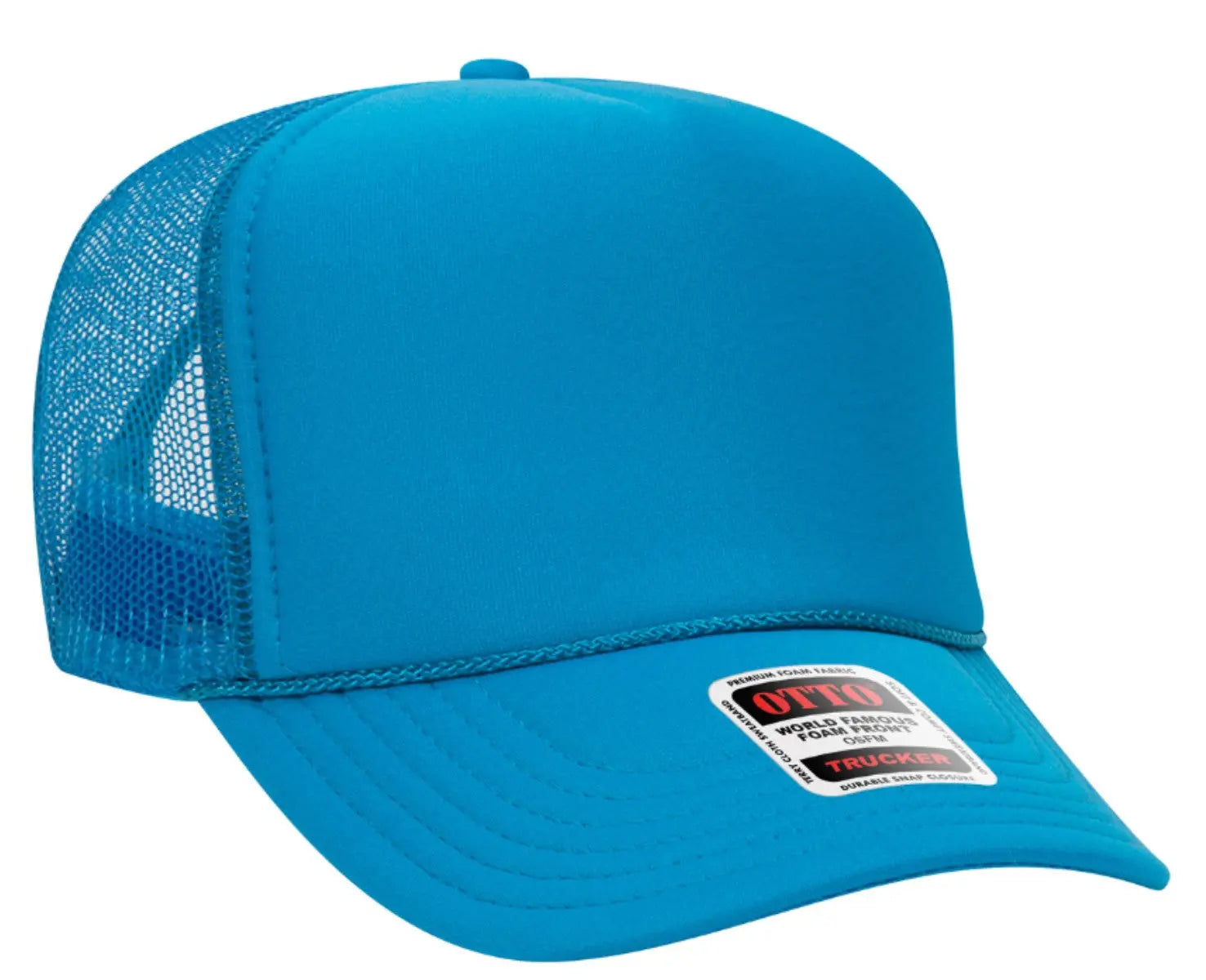 It's River Time Green Design Adult Otto Foam Trucker Hat