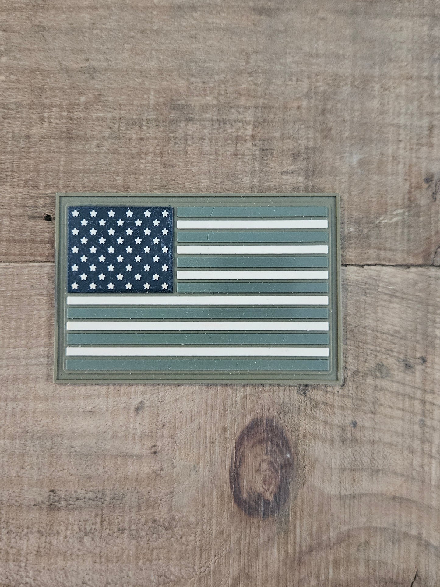 Dark Alternate American Flag PVC Patches