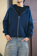 Garment Dye Zip Up Fleece